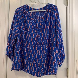 Crown & Ivy seahorse top